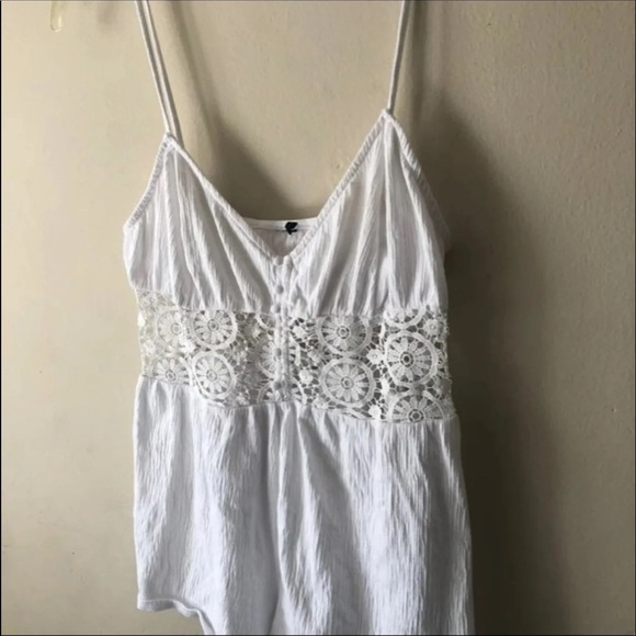 Urban Outfitters Out from Under White Cover Up Romper M - Picture 6 of 8